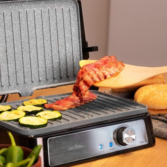 Електрическа Грил Плоча Cecotec Rock'n Grill P, 1500W